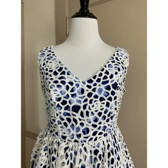 Anthropologie Wolven Dress Sz 6 Lace Overlay - Picture 3 of 12